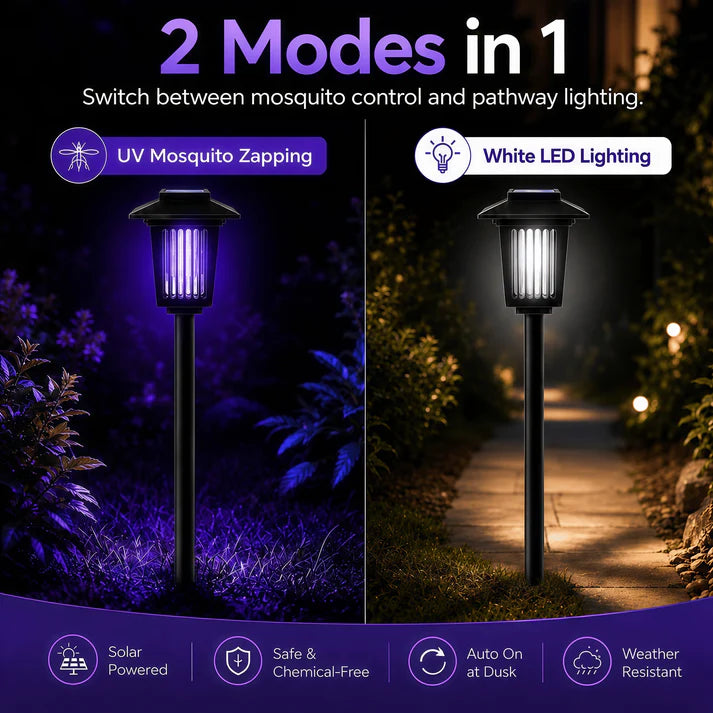 Solar Powered Mosquito Zapper