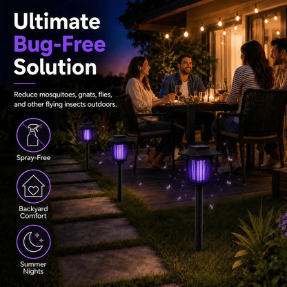 Solar Powered Mosquito Zapper