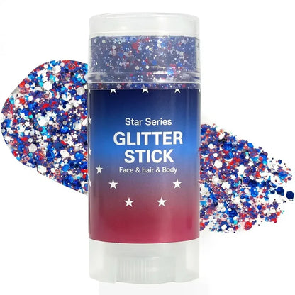 🦅4th of July Glitter Stick