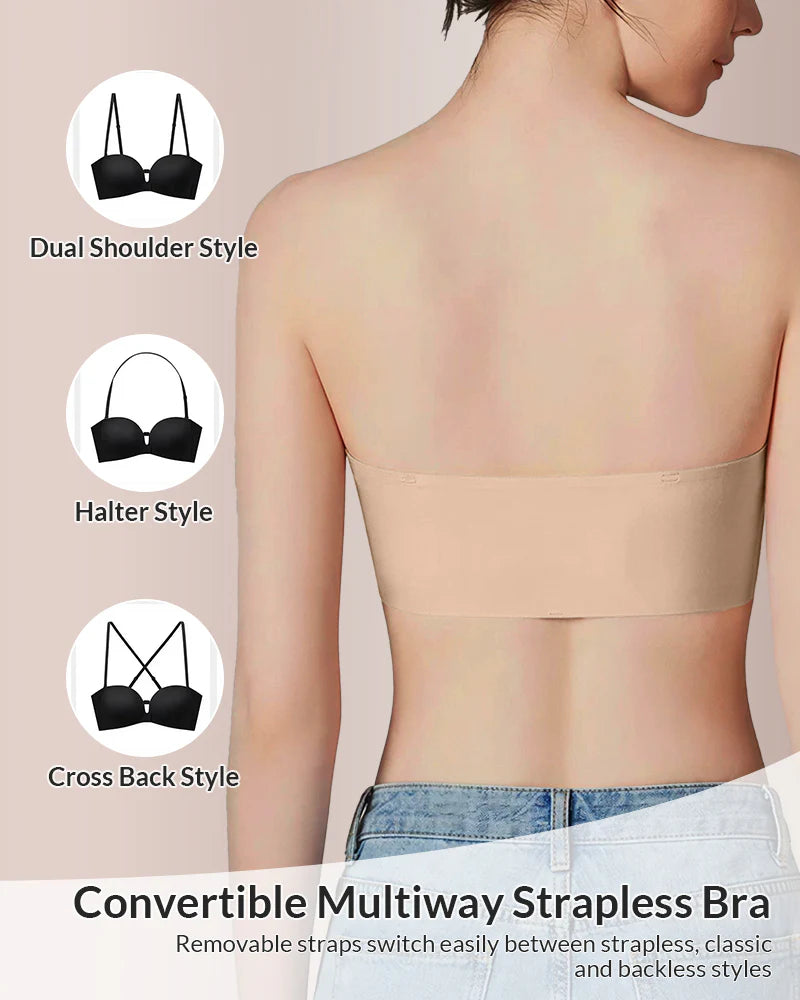 Non-Slip Wireless Padded Support Bra