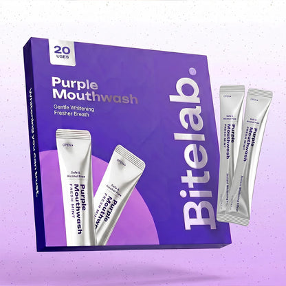 Purple Teeth Whitening Mouthwash