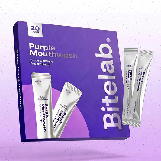 Purple Teeth Whitening Mouthwash