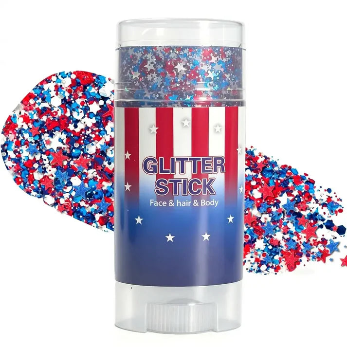 🦅4th of July Glitter Stick