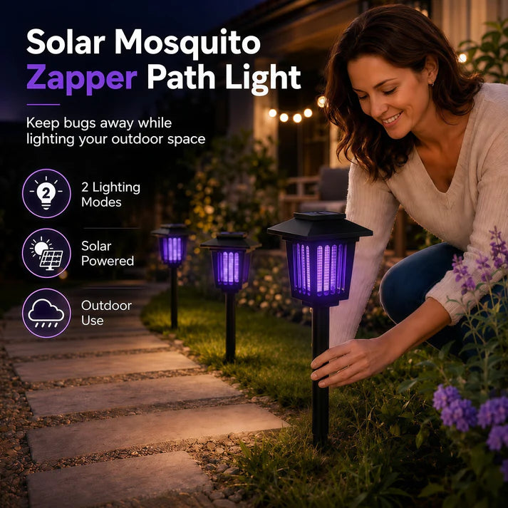 Solar Powered Mosquito Zapper