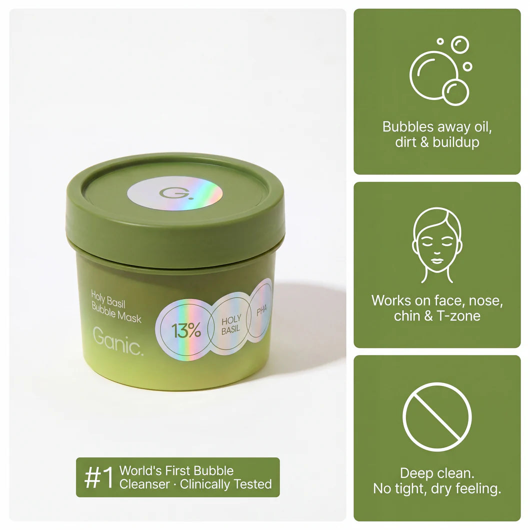 Holy Basil Bubble Mask