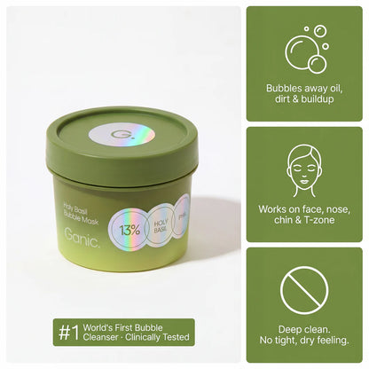 Holy Basil Bubble Mask