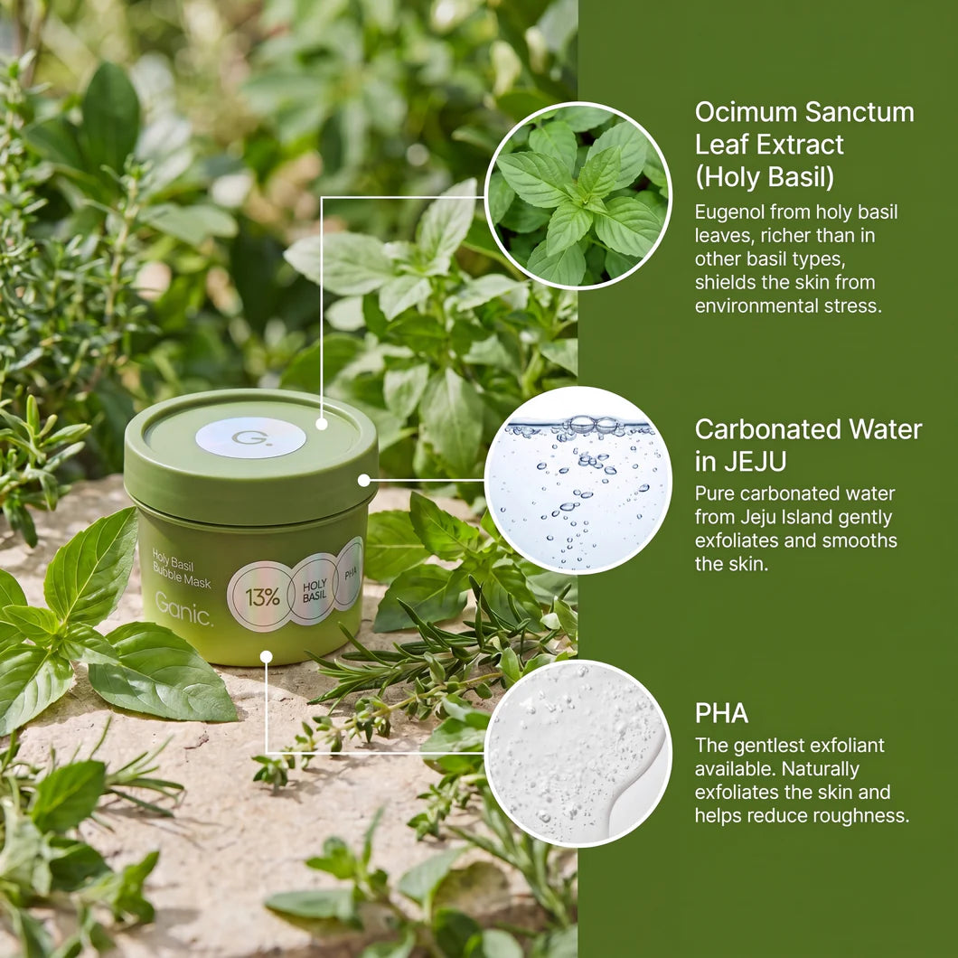 Holy Basil Bubble Mask
