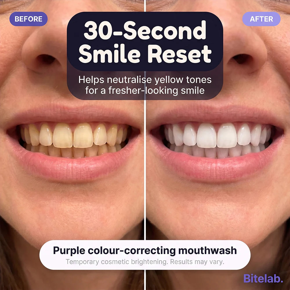 Purple Teeth Whitening Mouthwash