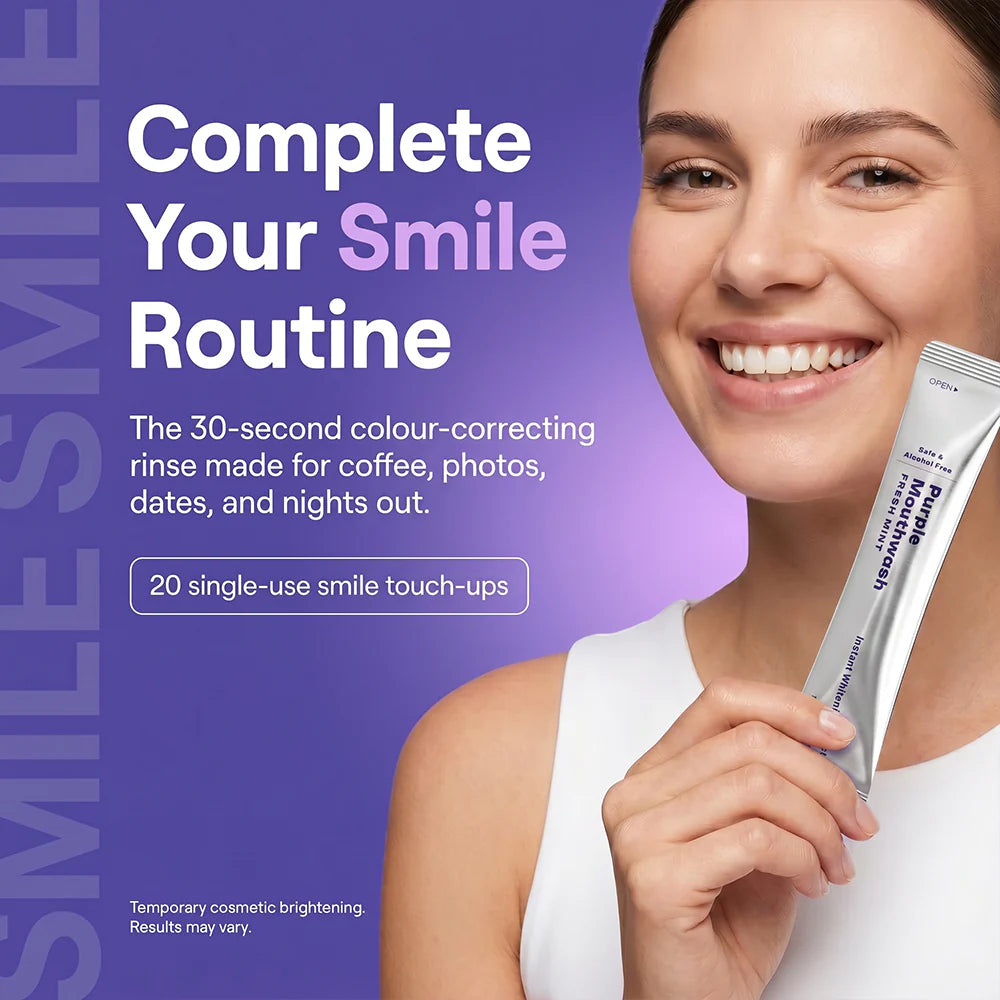 Purple Teeth Whitening Mouthwash